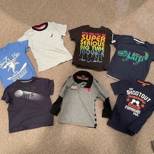 Boy 4T shirt lot bundle
